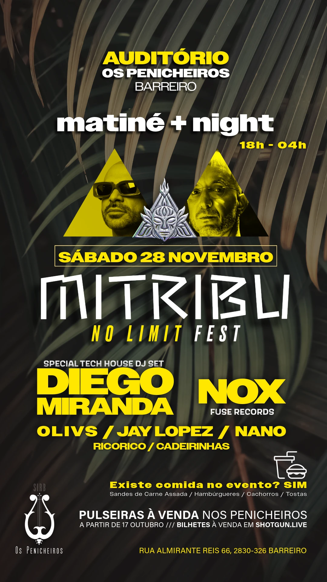 Mitribu No Limit Fest C/ Diego Miranda + Nox @ Barreiro Cover