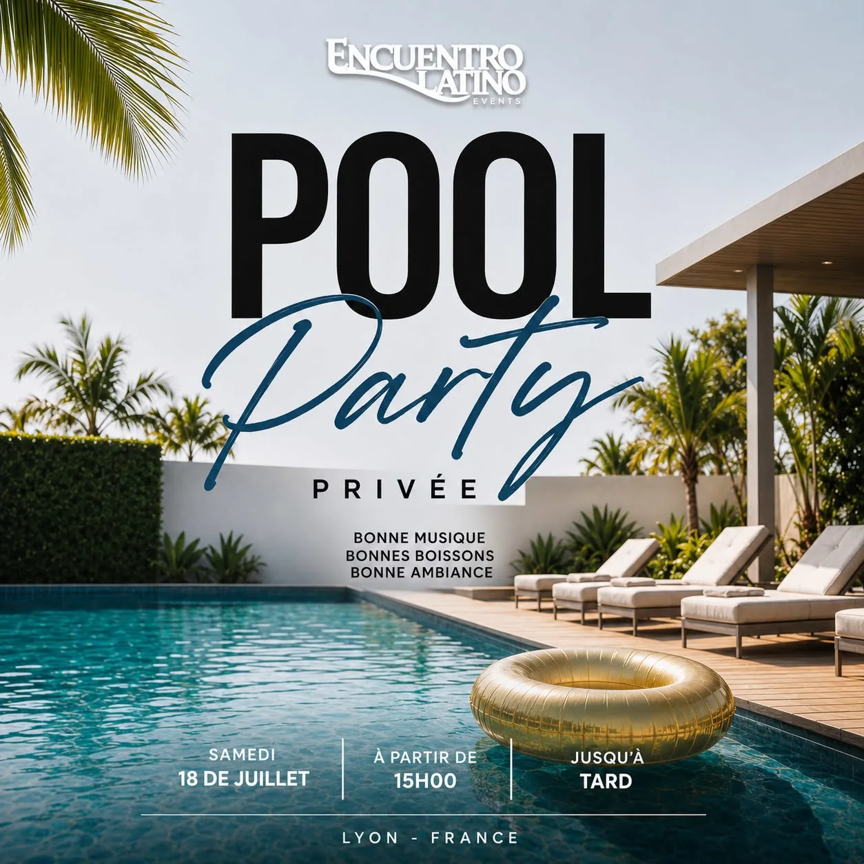 Latin Pool Party Privée Cover