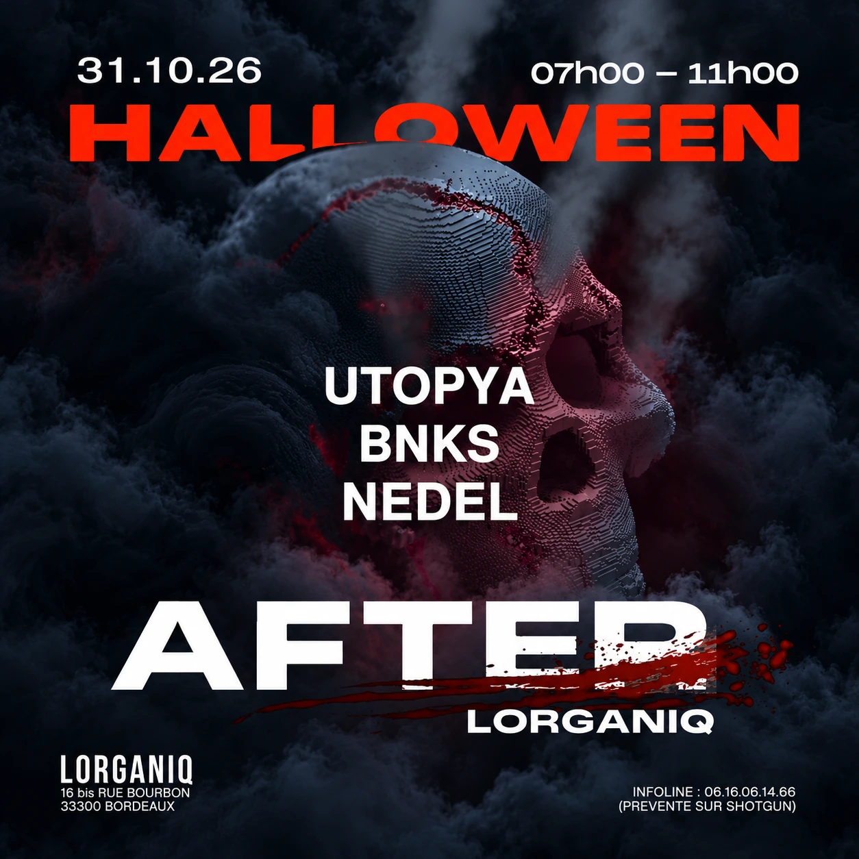 After Halloween / Noir & Et Blanc / Lorganiq - Utøpya Cover