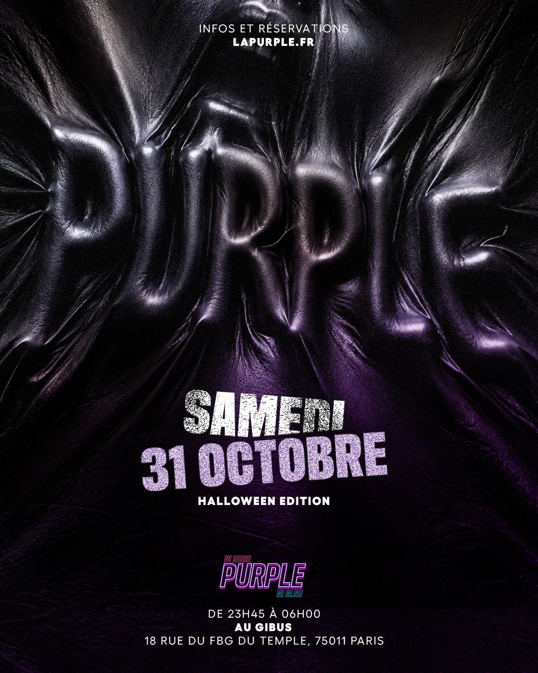 La Purple Paris : Halloween Night Cover