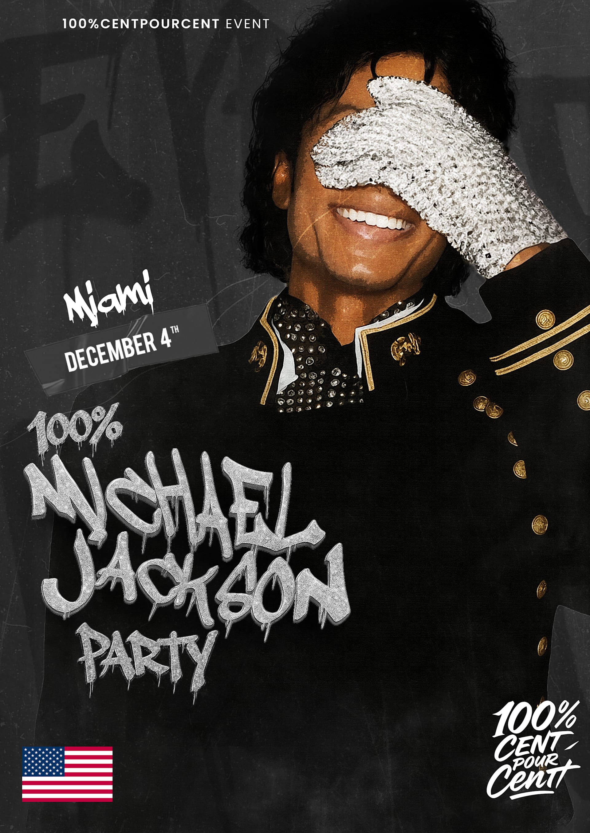 100% Michael Jackson Party In Miami !! Cover