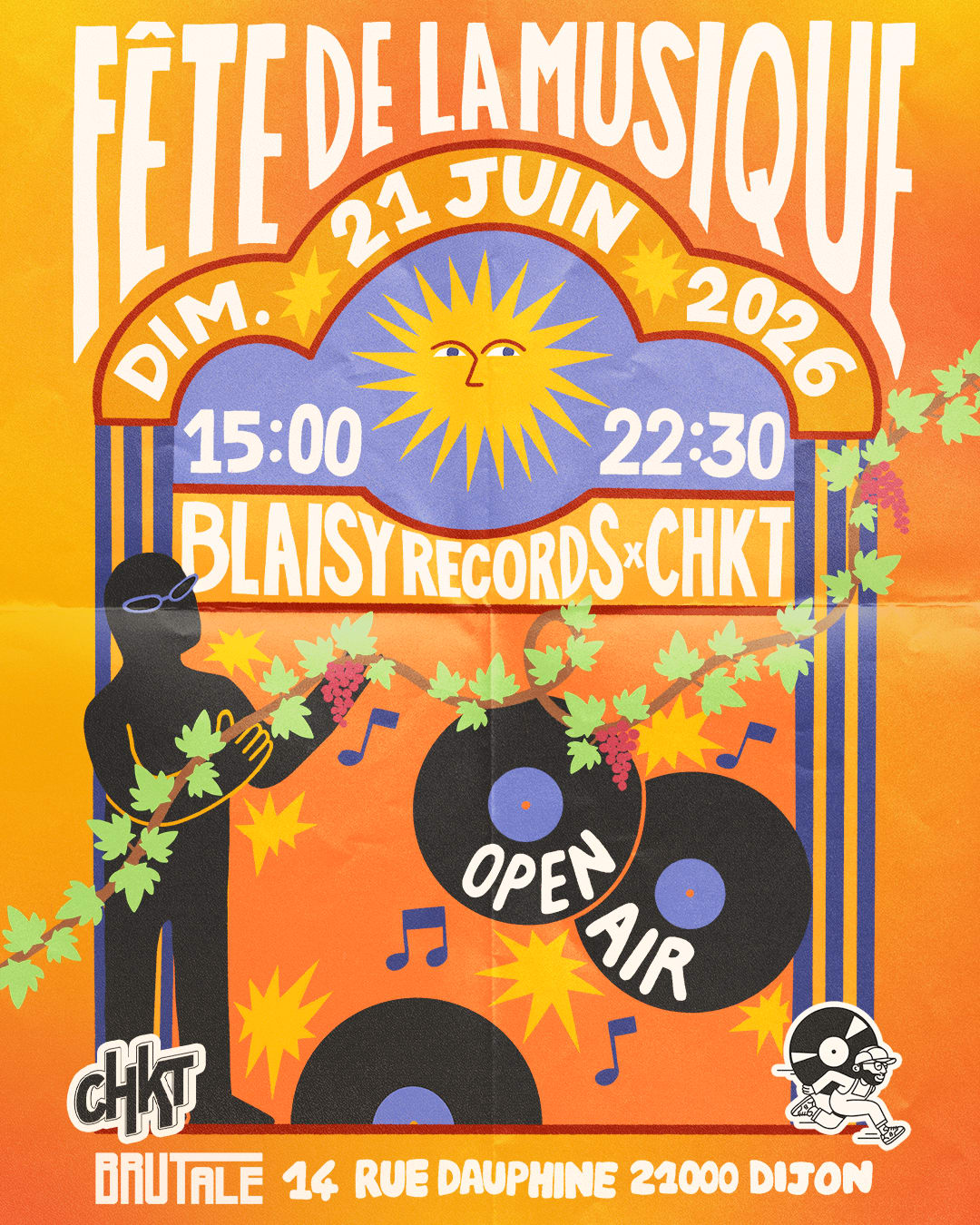 Fête De La Musique Chez Brutale Par Chkt X Blaisy Records Cover