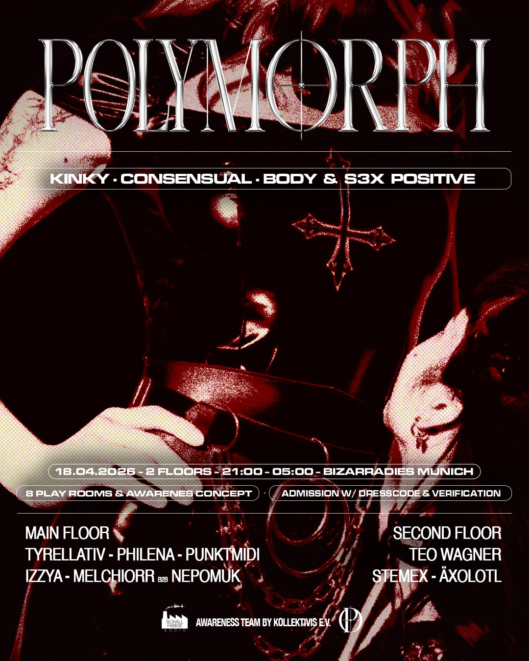Polymorph Sessions – Sex Positive Kink & Techno Cover