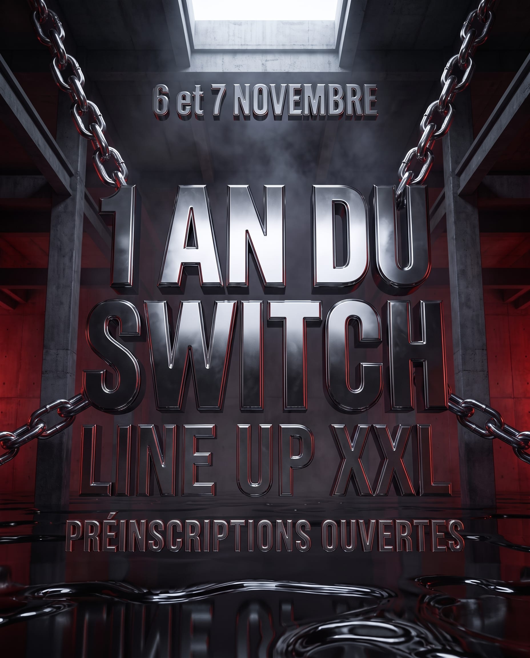 1 An Du Switch - Line Up Xxl - 2 Jours De Rave Cover