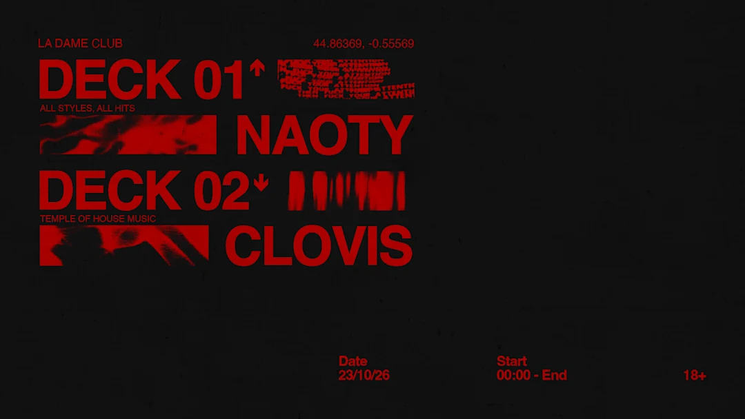 Affiche de LA DAME // NAOTY - CLOVIS