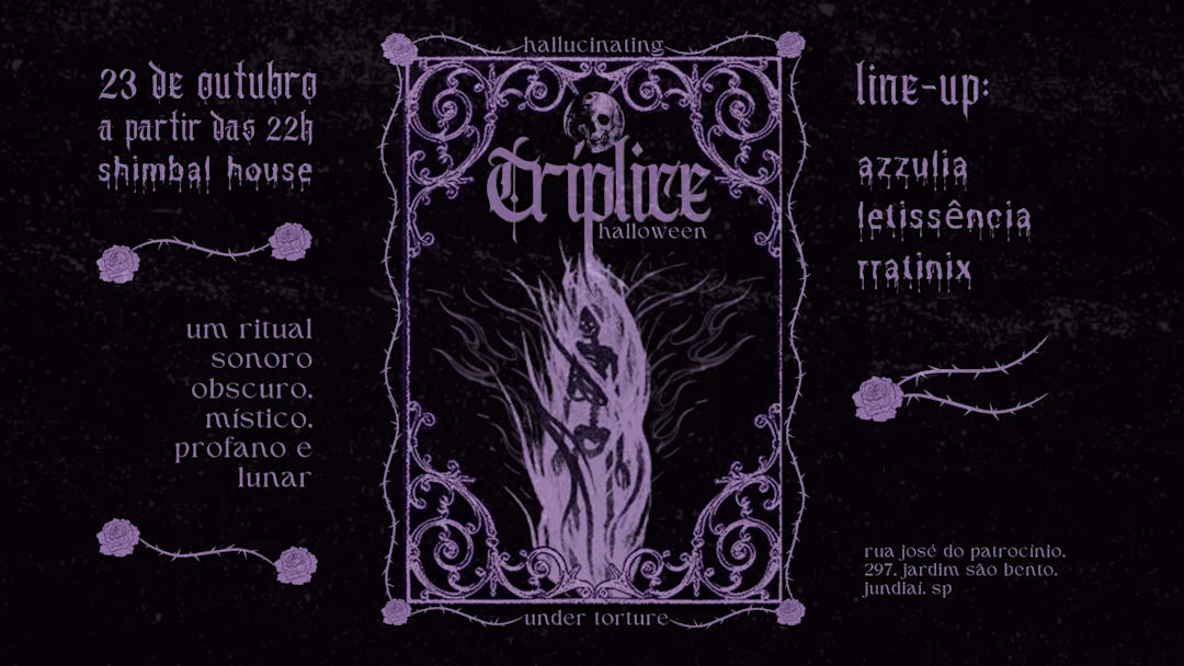 TRÍPLICE: Halloween ☽23/10☾