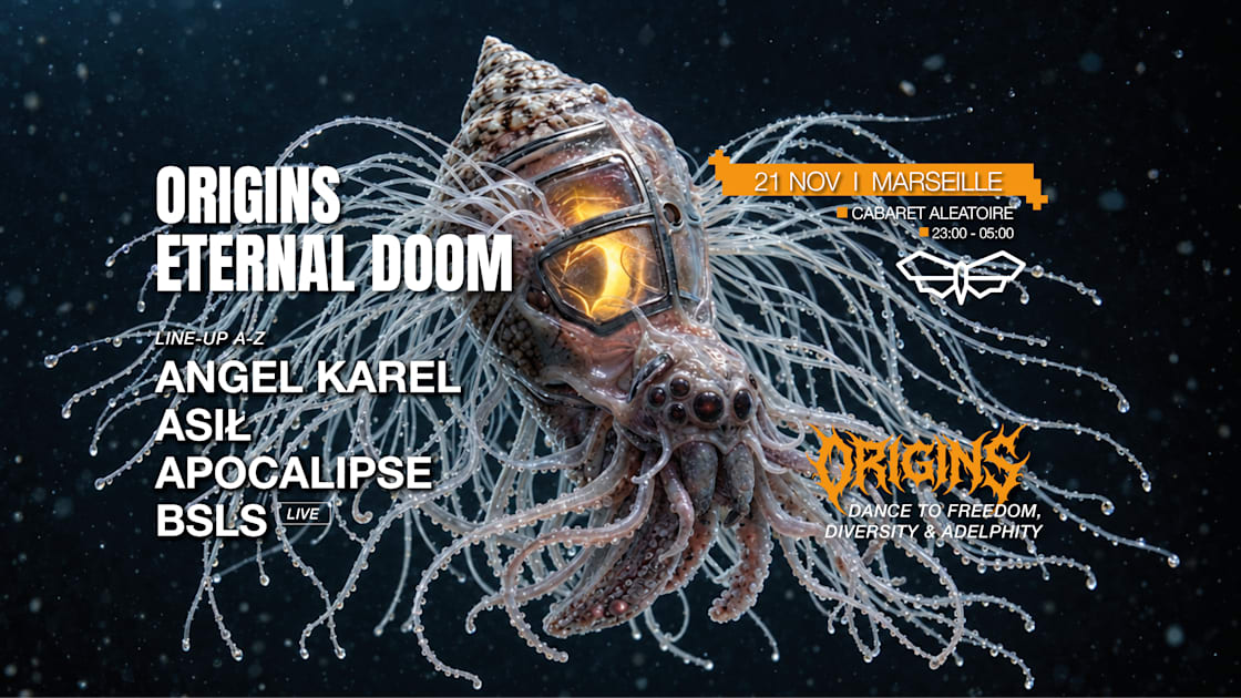 Origins Invite Bsls Marseille en concert au Cabaret aléatoire le Sam 21 nov