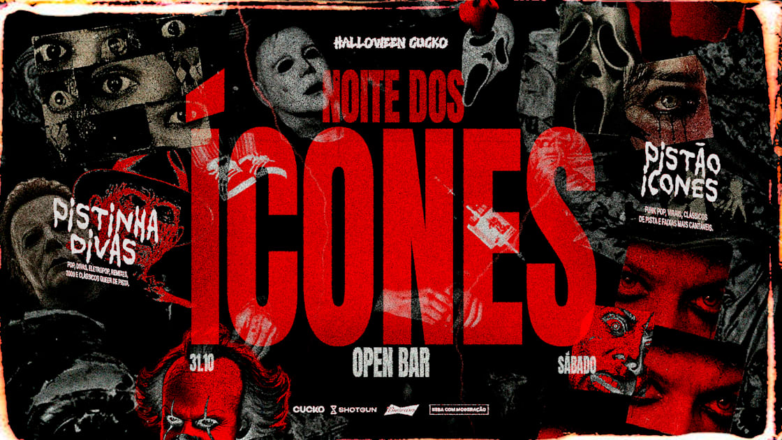 Capa de Open Halloween | Ícones Do Terror | 31.10