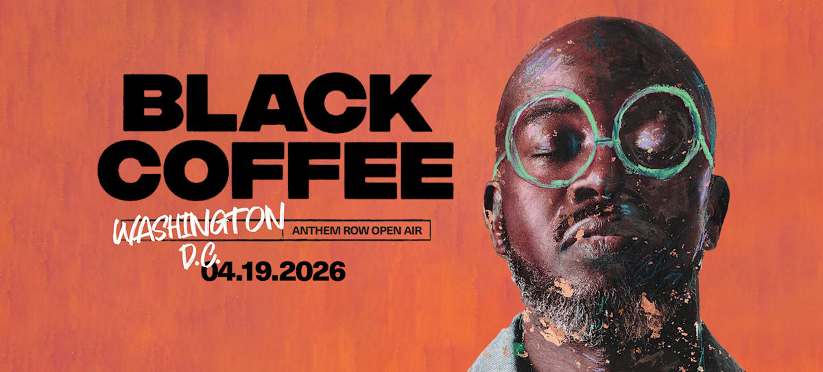 Black Coffee: Anthem Row Open Air, Washington · Shotgun Tickets