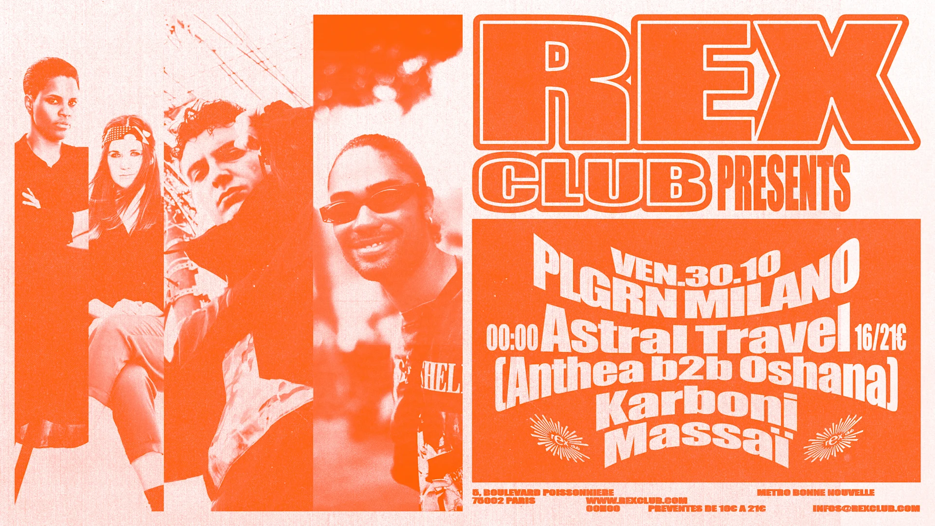 Rex Club Presents - Plgrn Milano: Anthea B2b Oshana &More