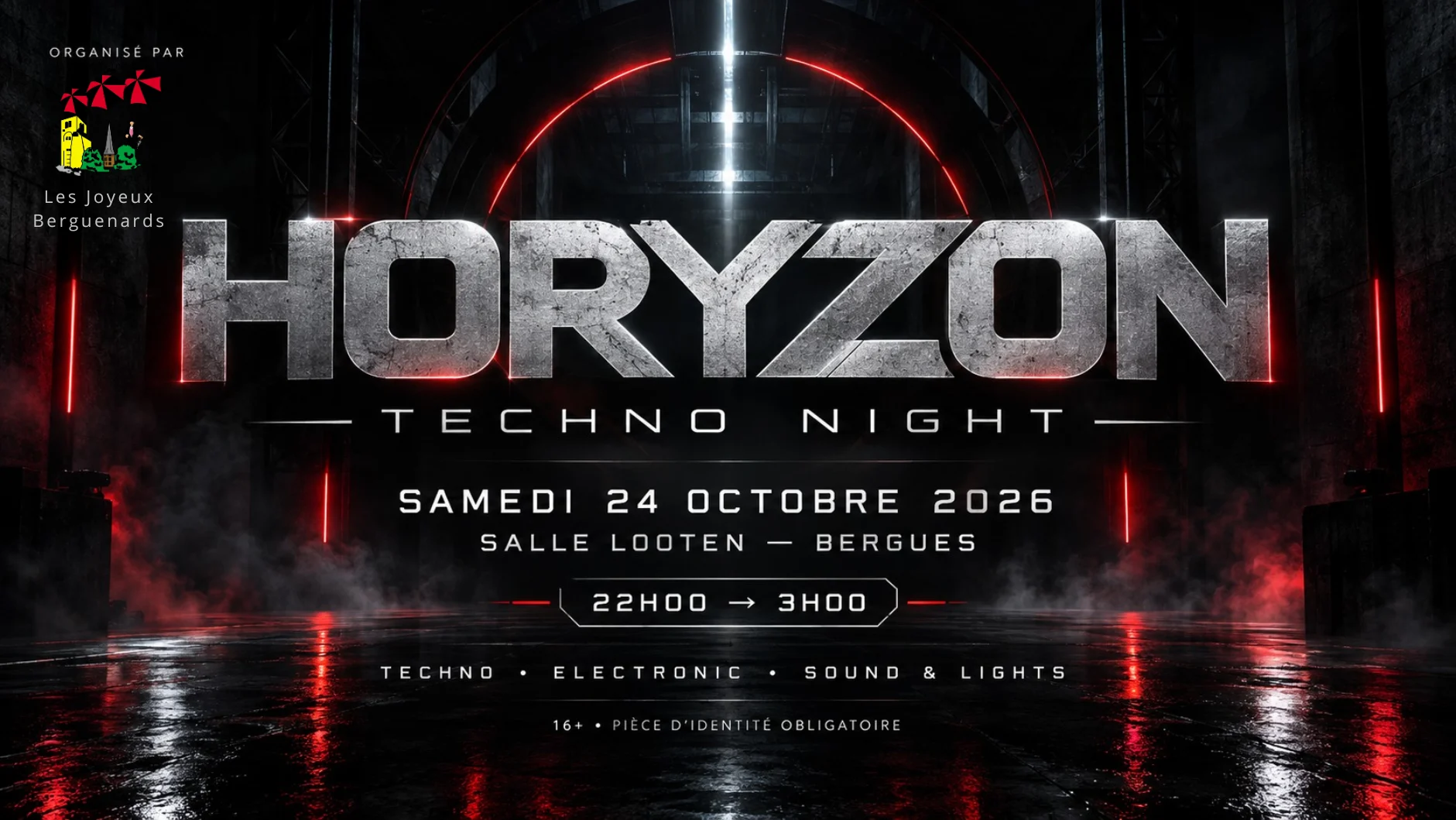 Collectif Horyzon × Les Joyeux Berguenards — Soirée Techno