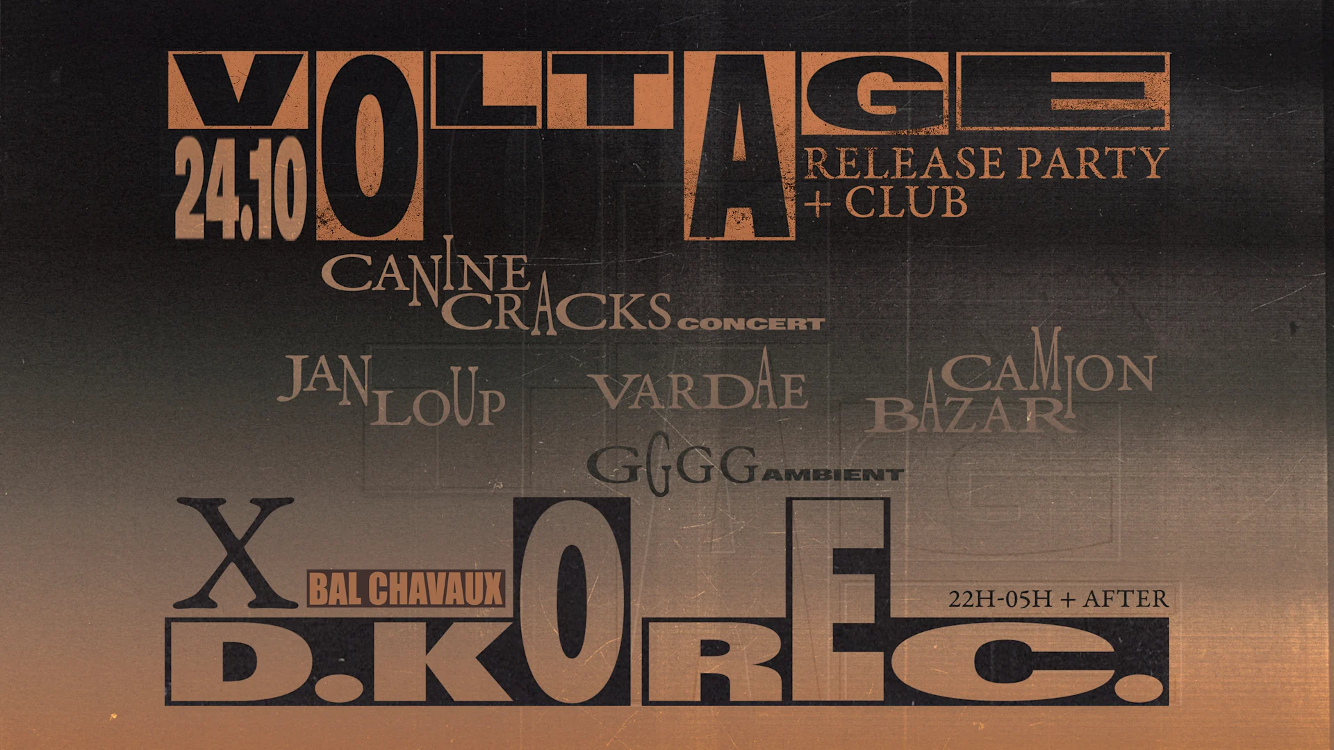 Voltage D.Ko: Canine Cracks, Vardae, Jan Loup, Camion Bazar