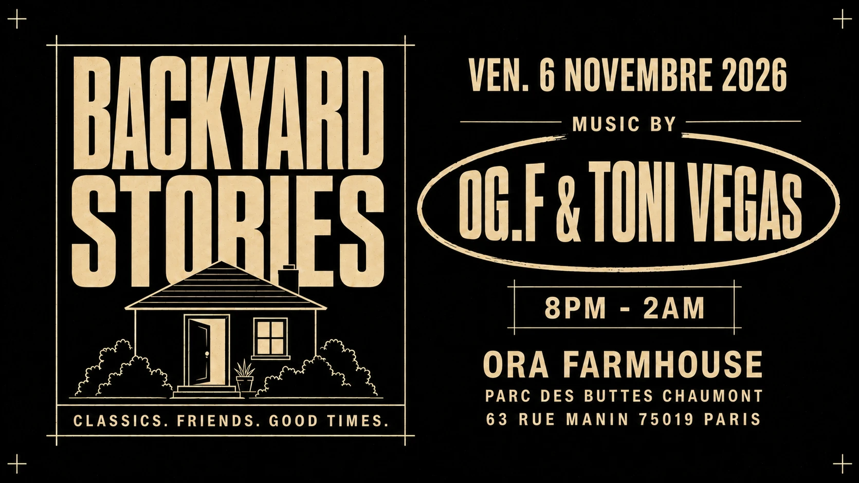 Backyard Stories - Vendredi 6 Novembre