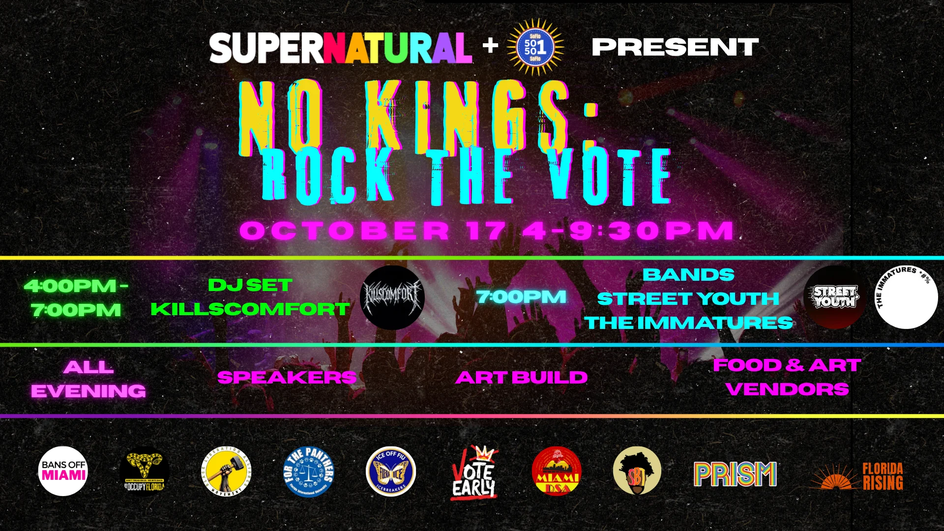 No Kings: Rock The Vote!