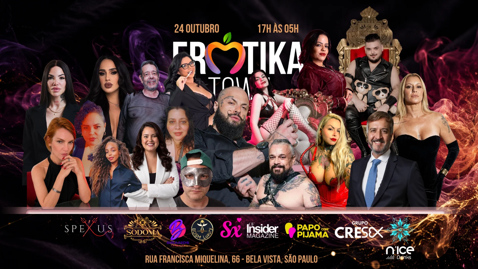 Erotika Town 2ª Edição | Festival De Sexualidade E Fetiche