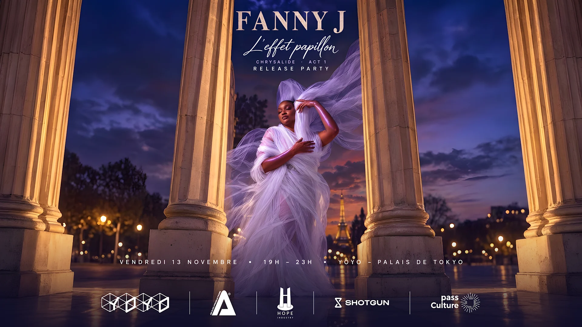 Fanny J - Release Party « L'effet Papillon » 🦋