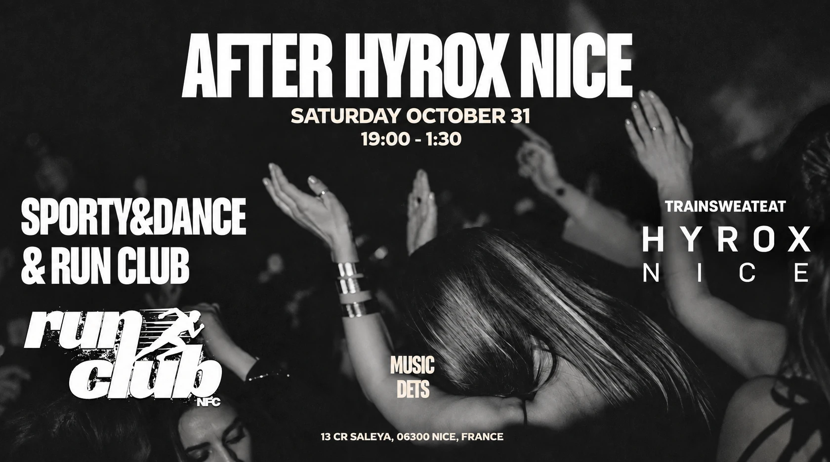 Hyrox Nice After Party X Sporty&Dance X Café Des Fleurs