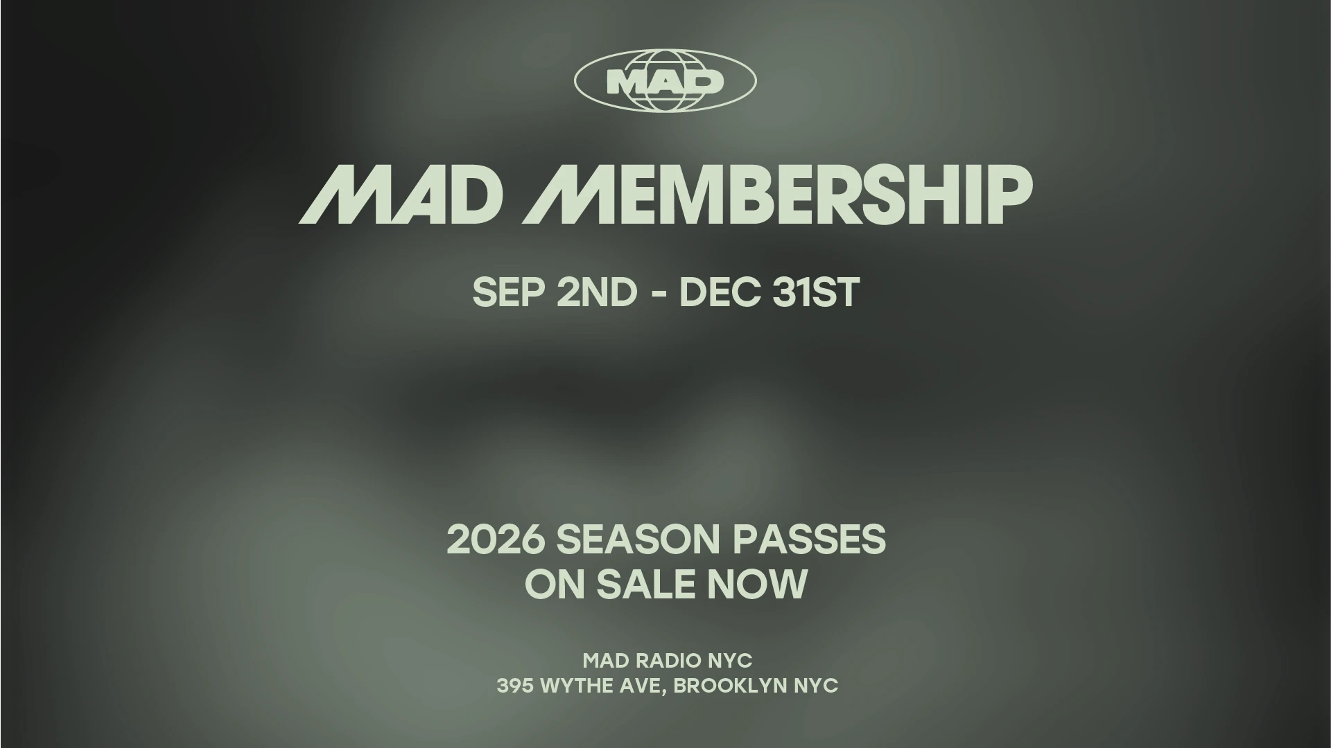 Mad Membership (Sep-Dec)