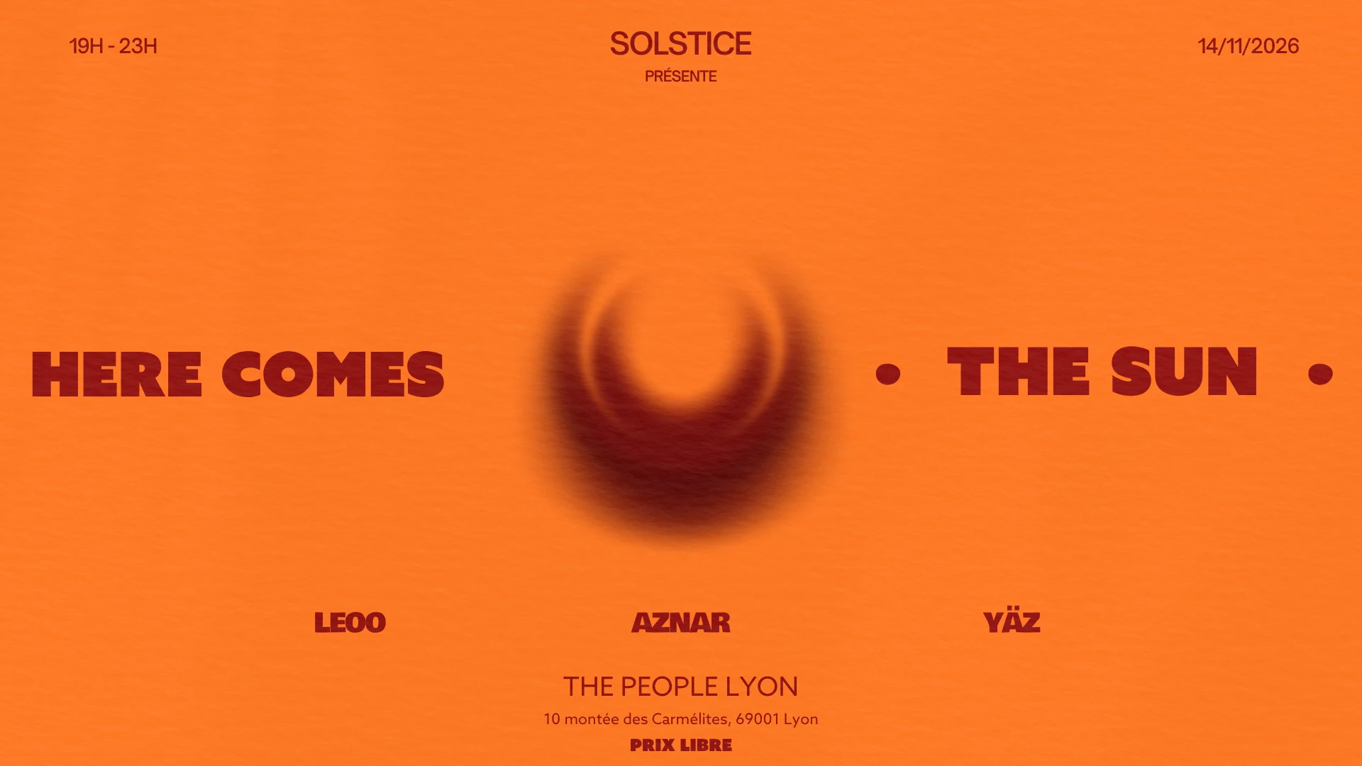HERE COMES THE SUN - The People Lyon