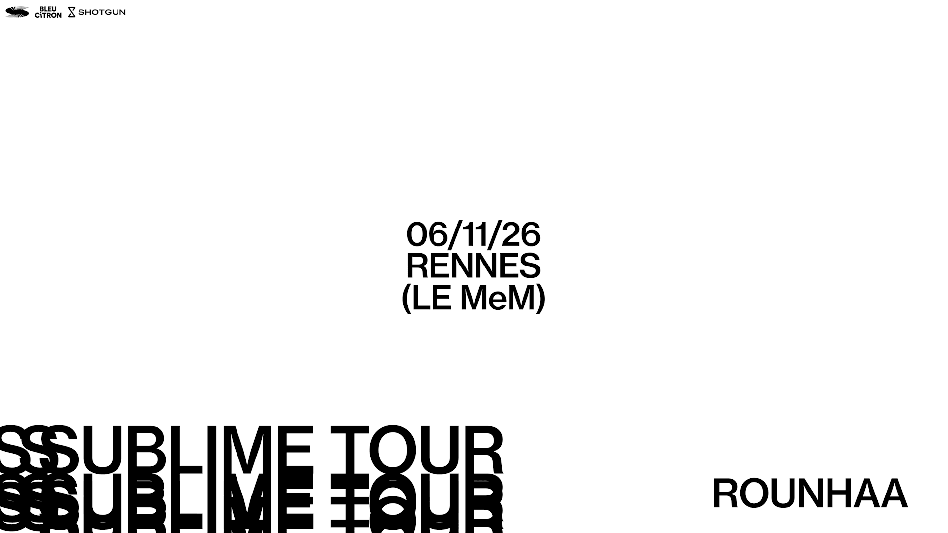 Rounhaa sera de passage au MeM le 6 novembre dans le cadre du Sublime Tour. Découvre son dernier single "IMPALA" en live. Prends ta place sans attendre 🎟️