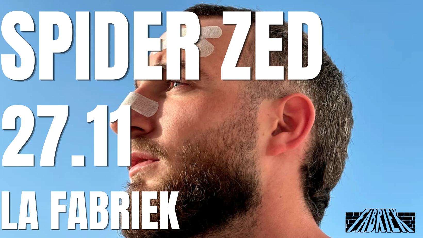 💥 La Fabriek accueille Spider ZED le 27 novembre pour un concert qui promet d’être culte. Prends ta place pour ne pas manquer le show de cette figure incontournable du rap français🎟️