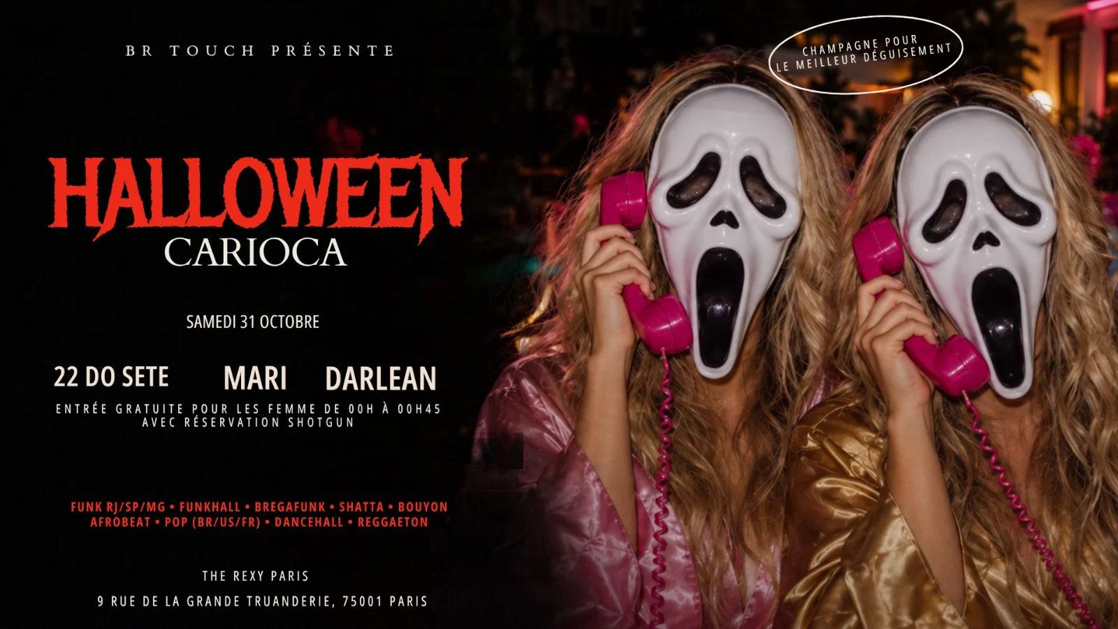 Halloween Carioca X Br Touch X Rexy Paris
