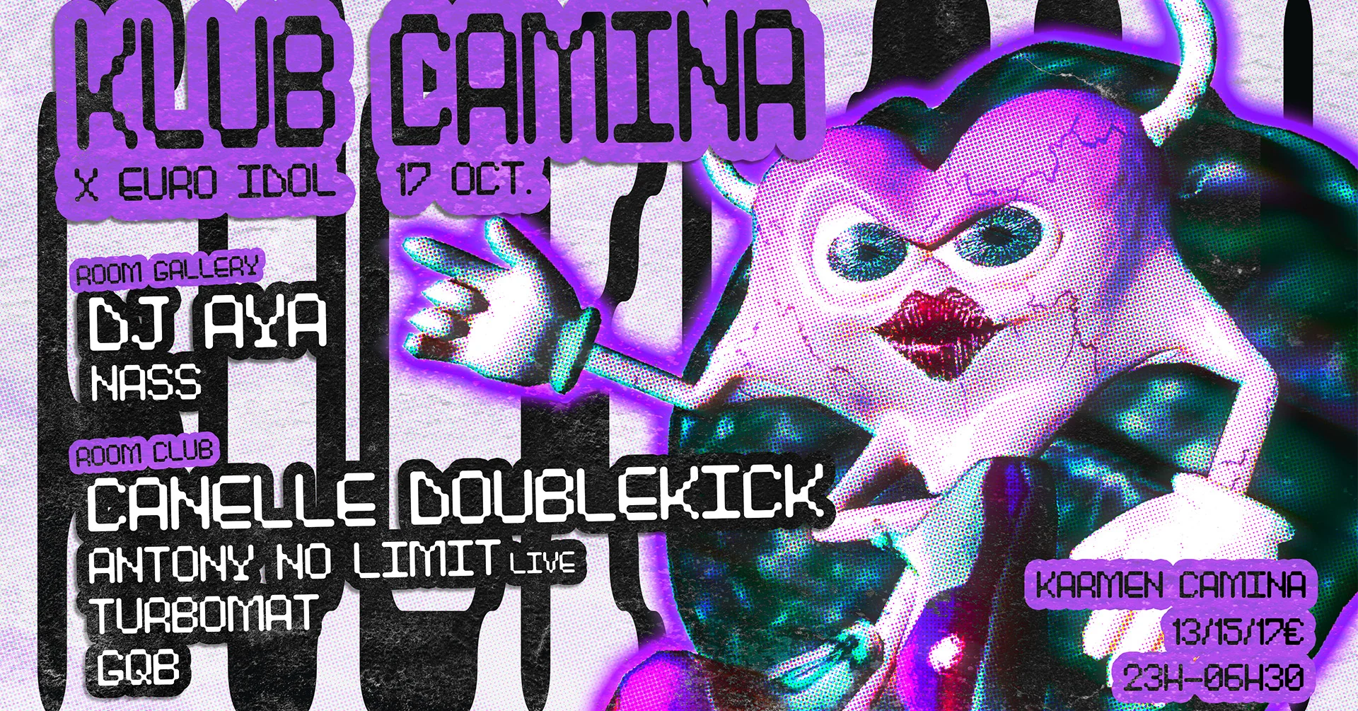 KCxEURO IDOL [Canelle Doublekick, DJ AYA, ANTONY NO LIMIT&+]