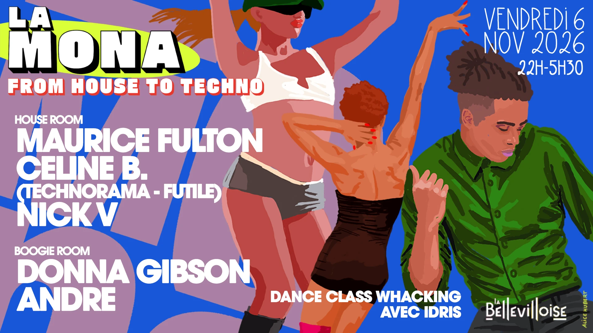 La Mona | Disco to Techno : Maurice Fulton, Celine B, Nick V