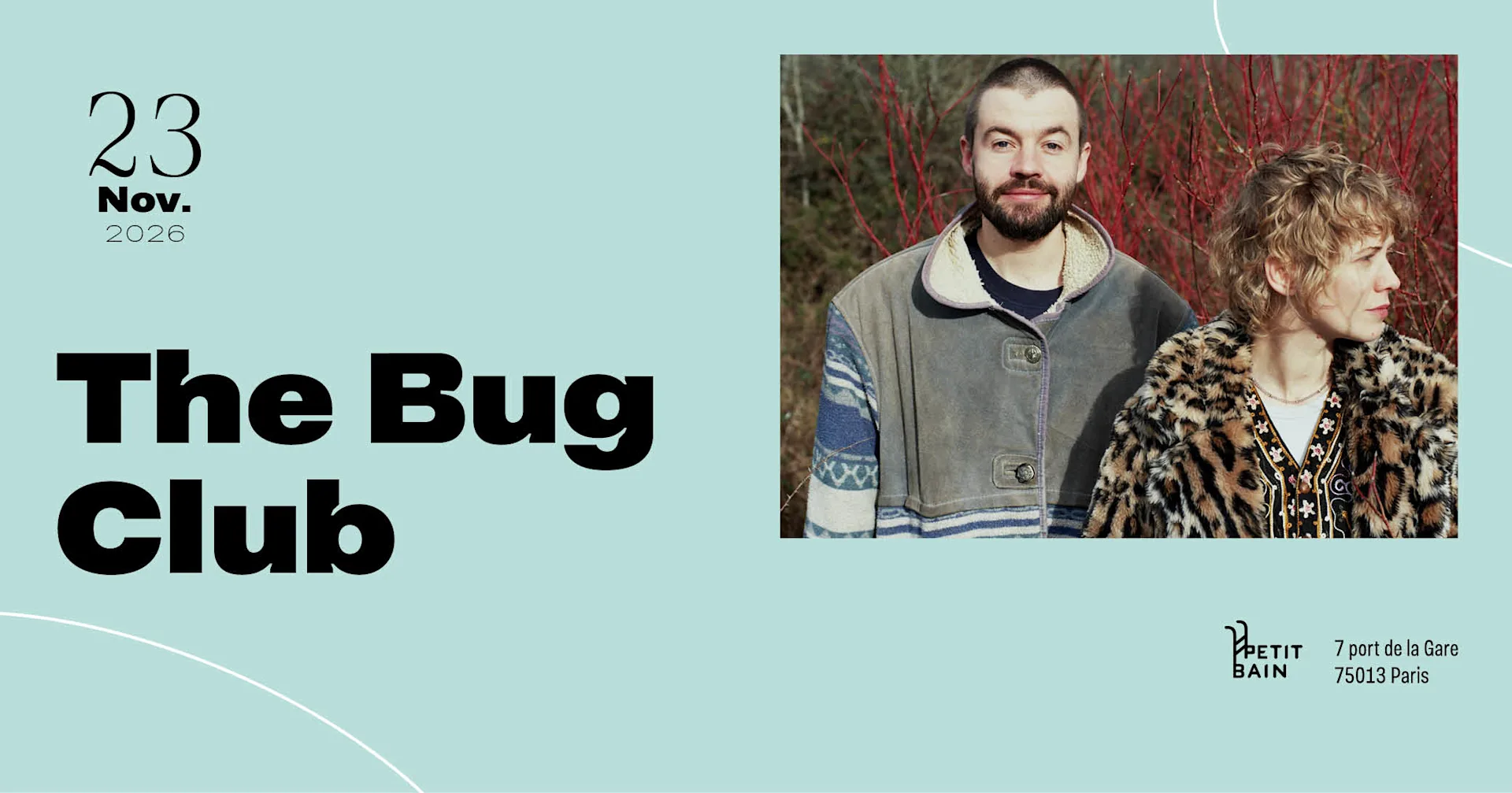 Affiche The Bug Club en concert au Petit Bain