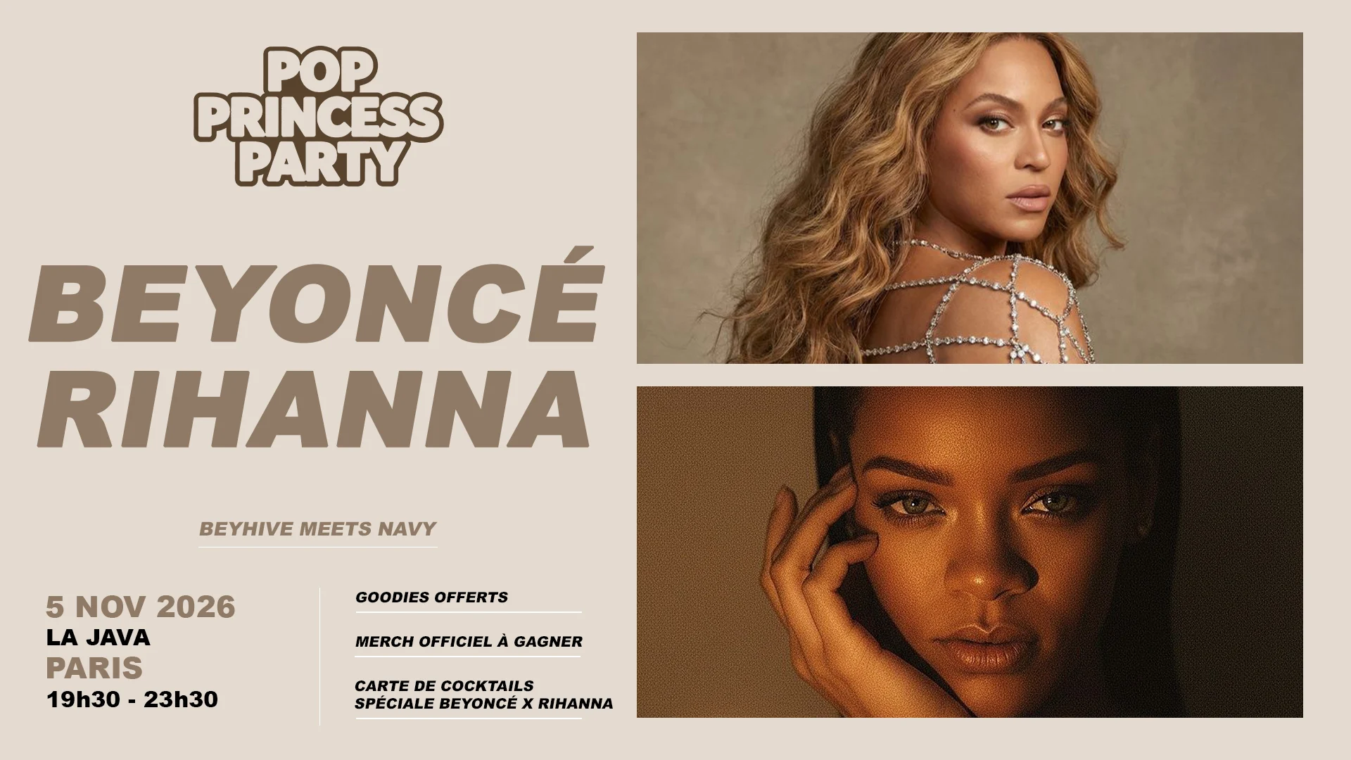 Pop Princess Party - Beyoncé X Rihanna Edition - Paris