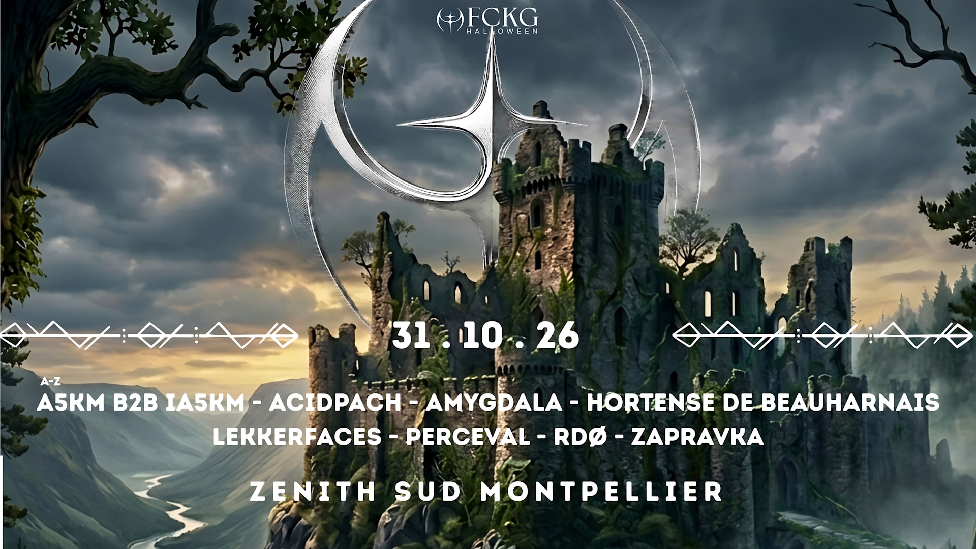 Fckg Halloween 2026 - Zénith Sud