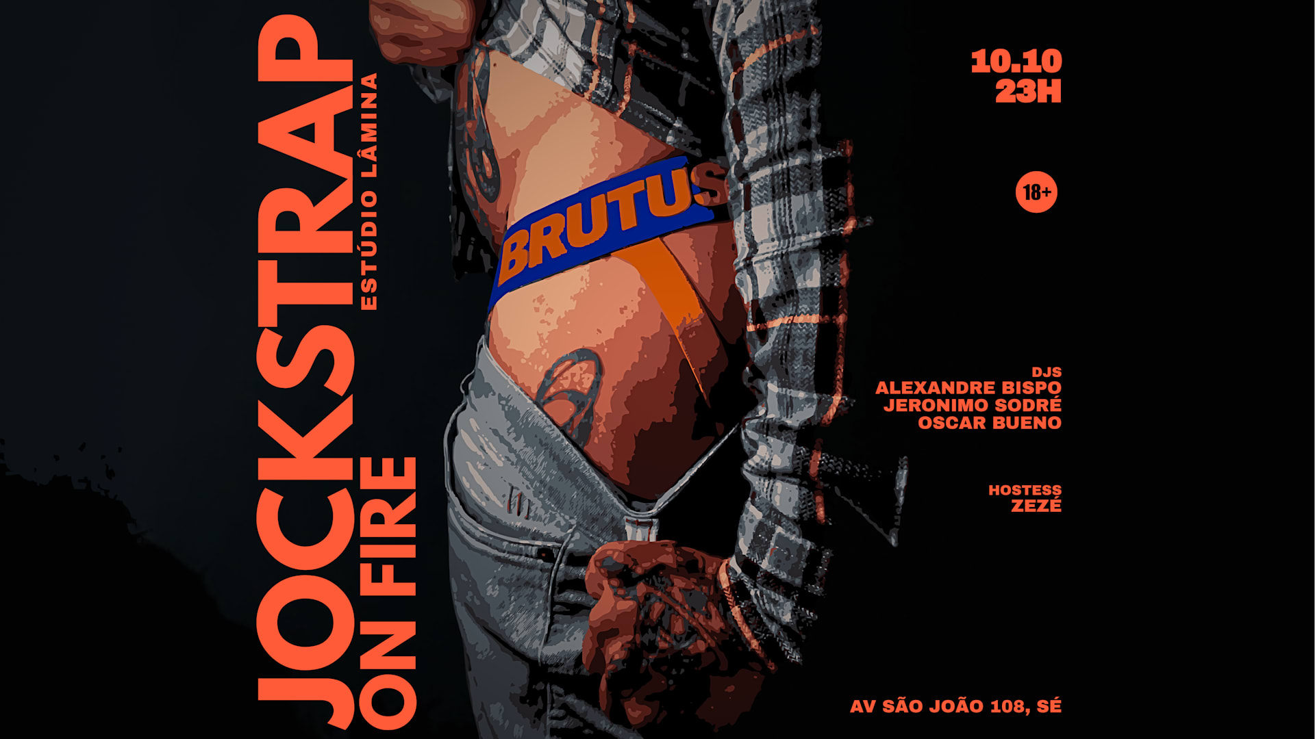 Brutus Jockstrap On Fire No Estúdio Lâmina