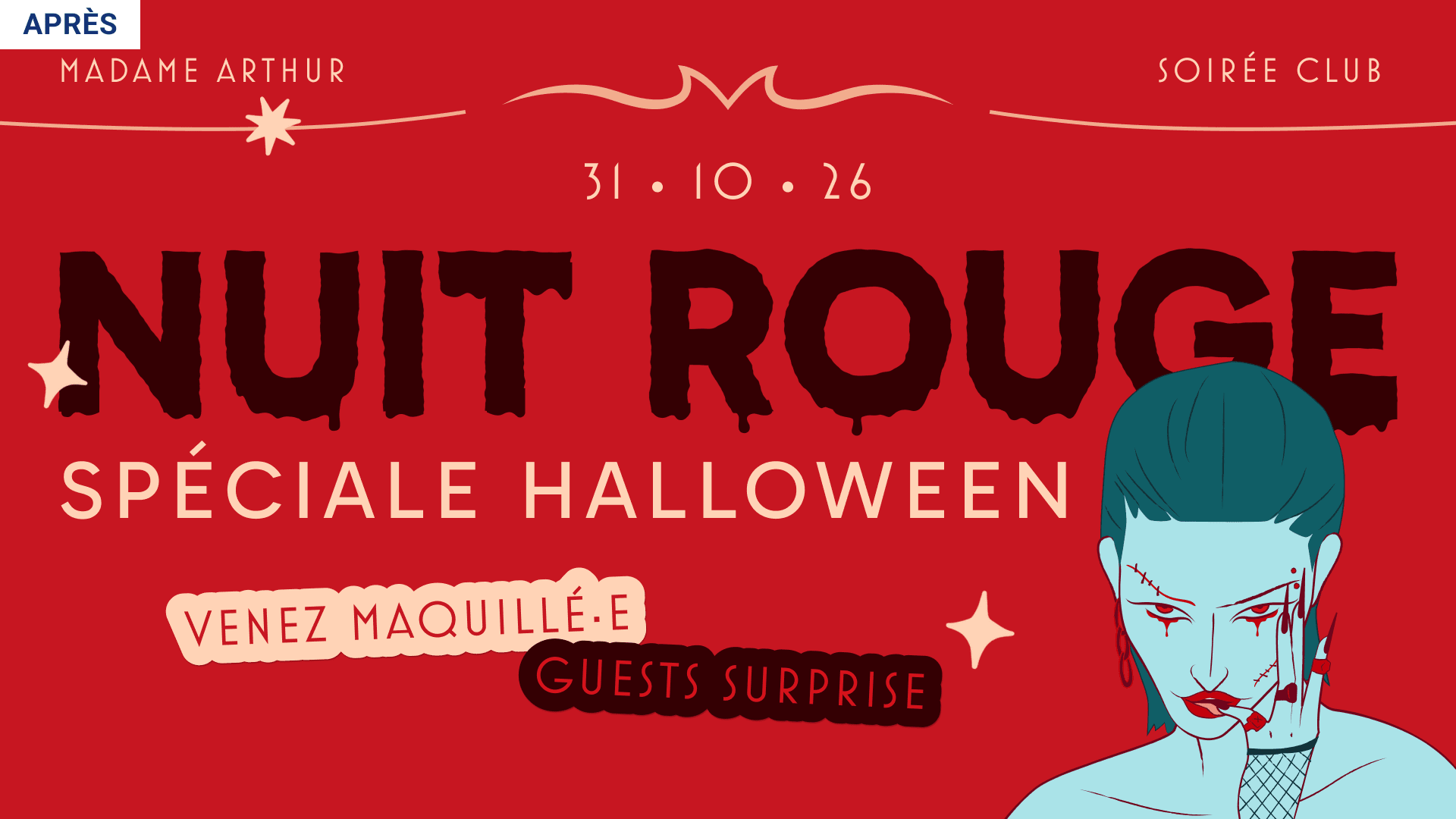 Nuit Rouge : Soirée Spéciale Halloween