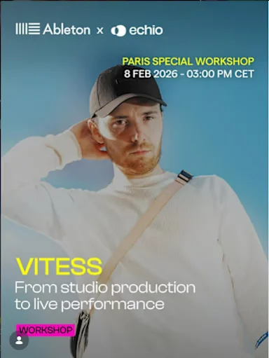 Echio x Ableton Masterclass (free) I From RR1 Production to Live Performance