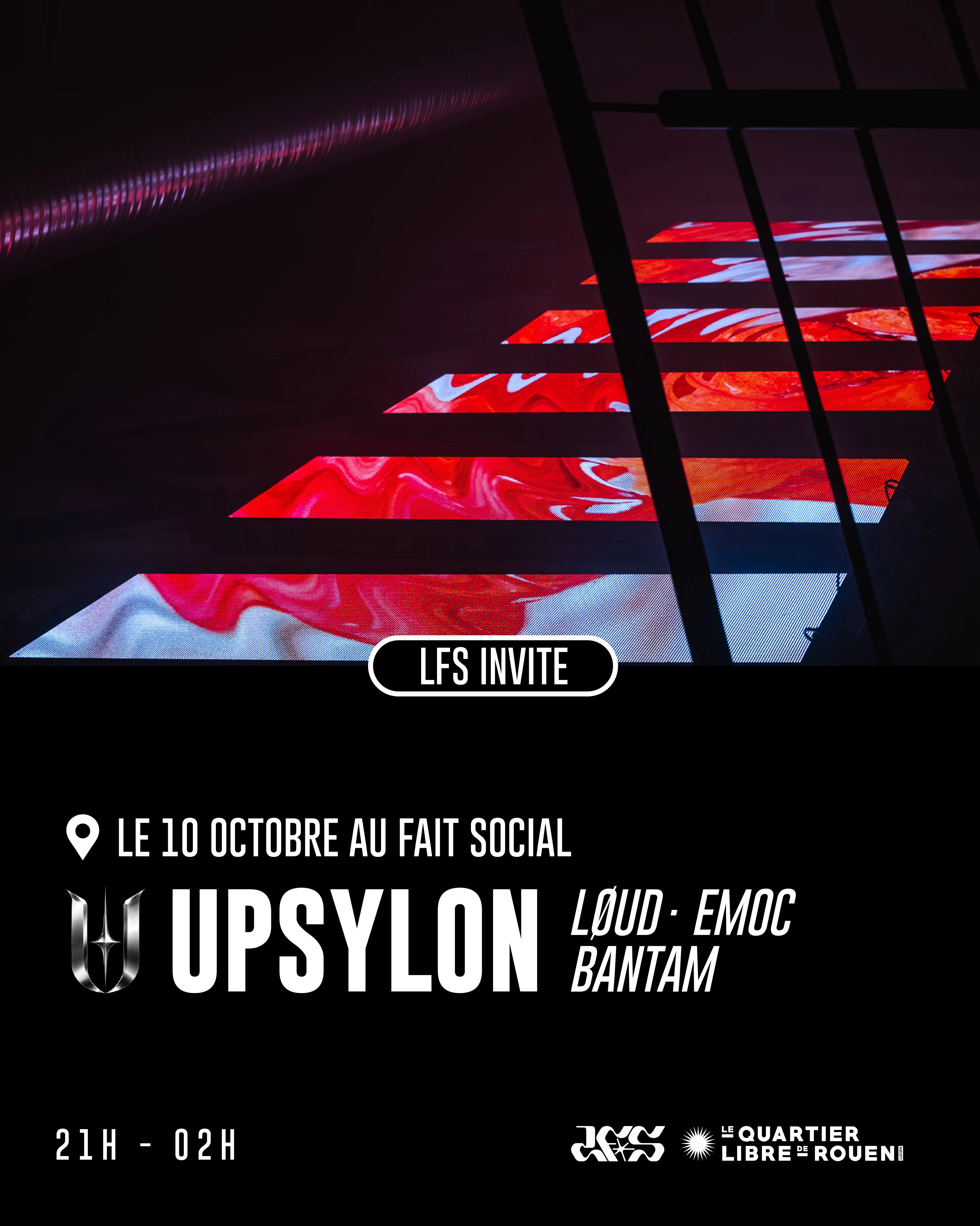 Lfs Invite - Upsylon : Løud · Emoc · Bantam