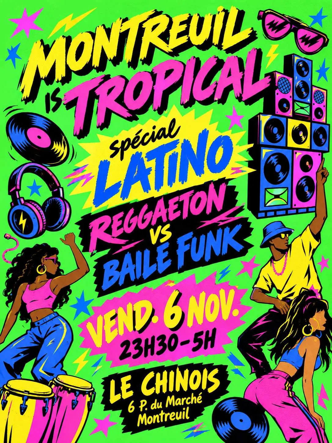 Montreuil Is Tropical Spécial Latino Reggaeton & Baile Funk