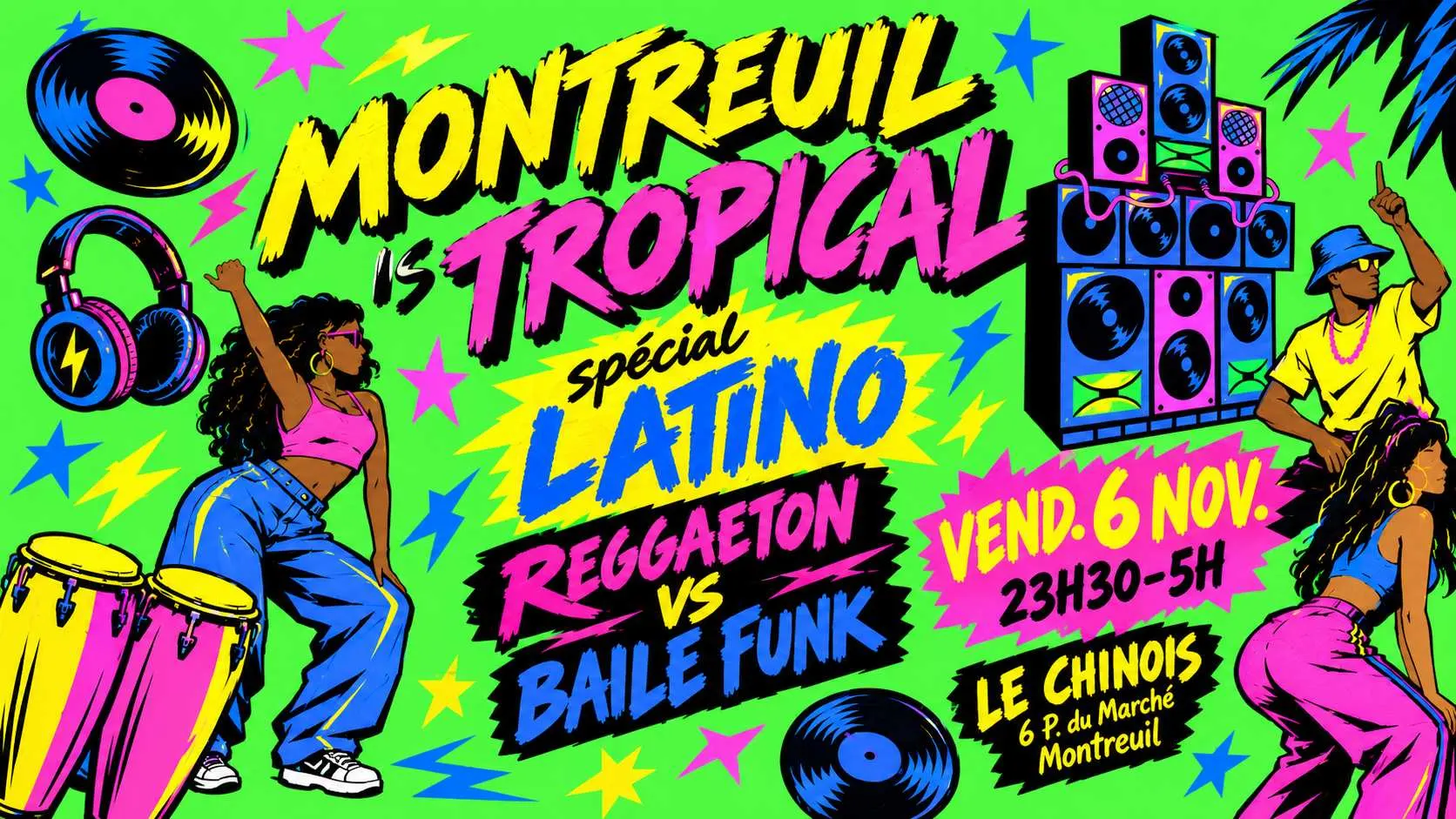 Montreuil Is Tropical Spécial Latino Reggaeton & Baile Funk