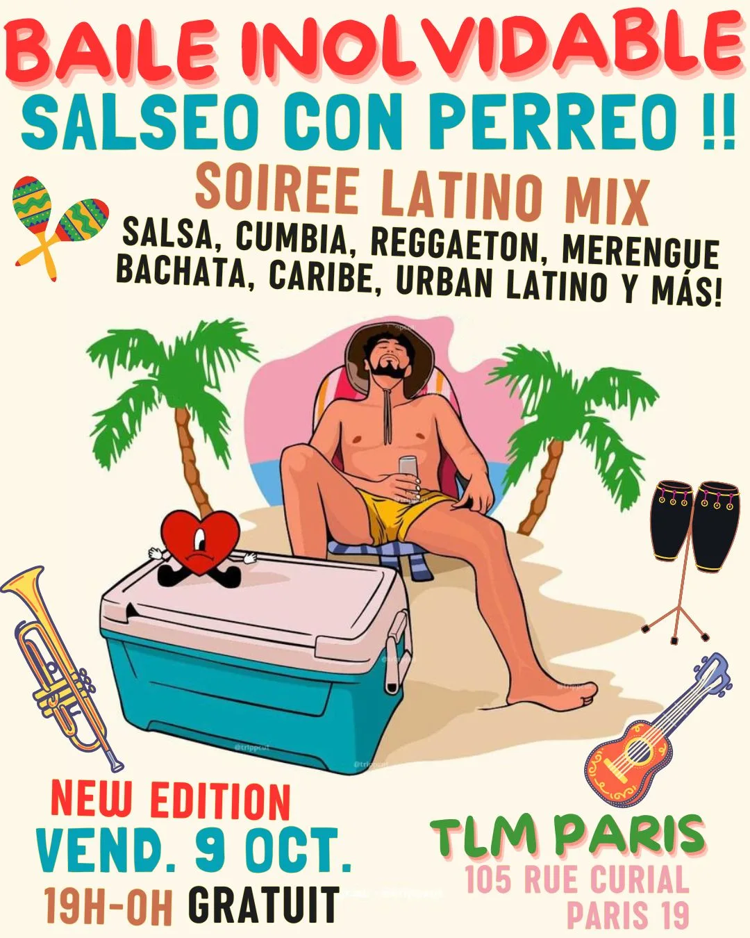 Baile Inolvidable - Soirée Latino MIX Salseo Con Perreo !