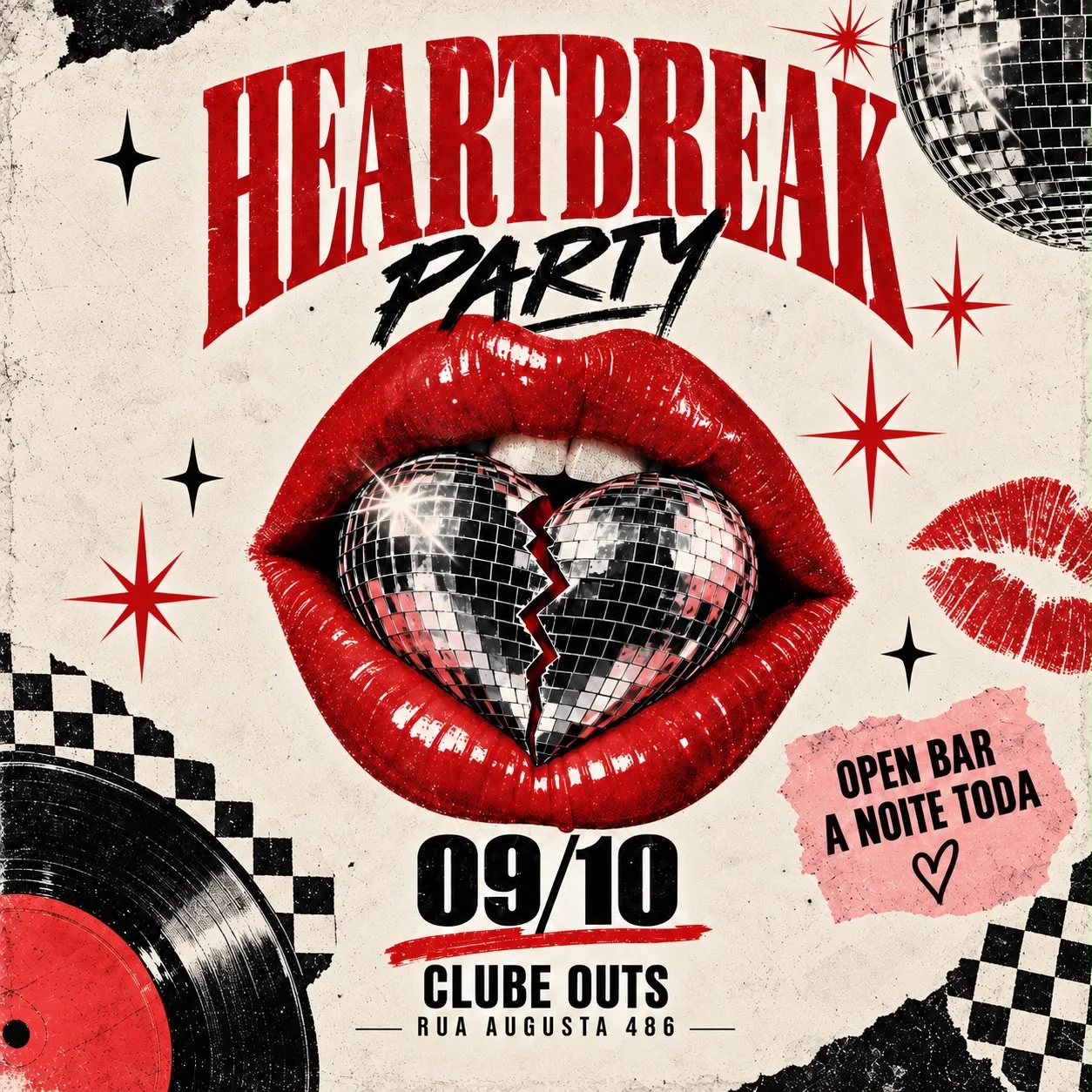 Heartbreak Party | Open Bar | Sexta 09/10