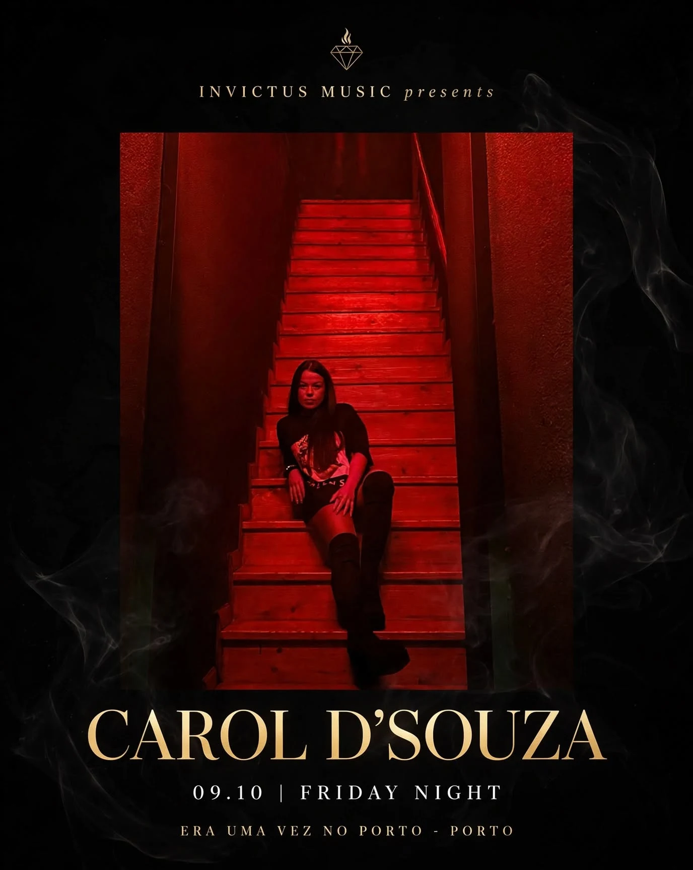 Carol D'souza — Invictus Night | Era Uma Vez No Porto