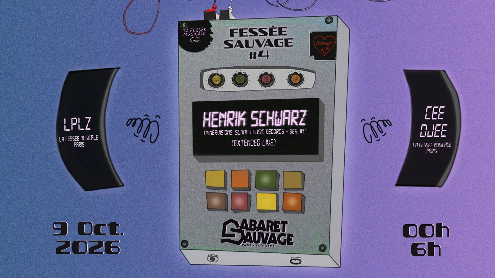 ¡La Fessée Sauvage#4 W/ Henrik Schwarz & La Fessée Musicale?