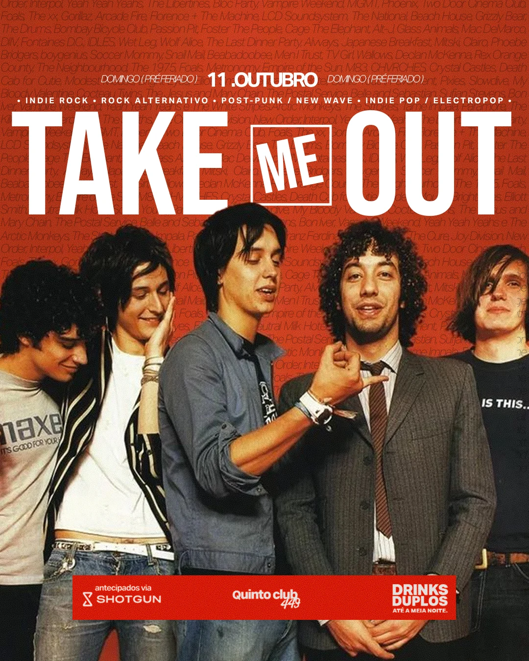 Take Me Out 11.10 - Domingo - Véspera De Feriado!