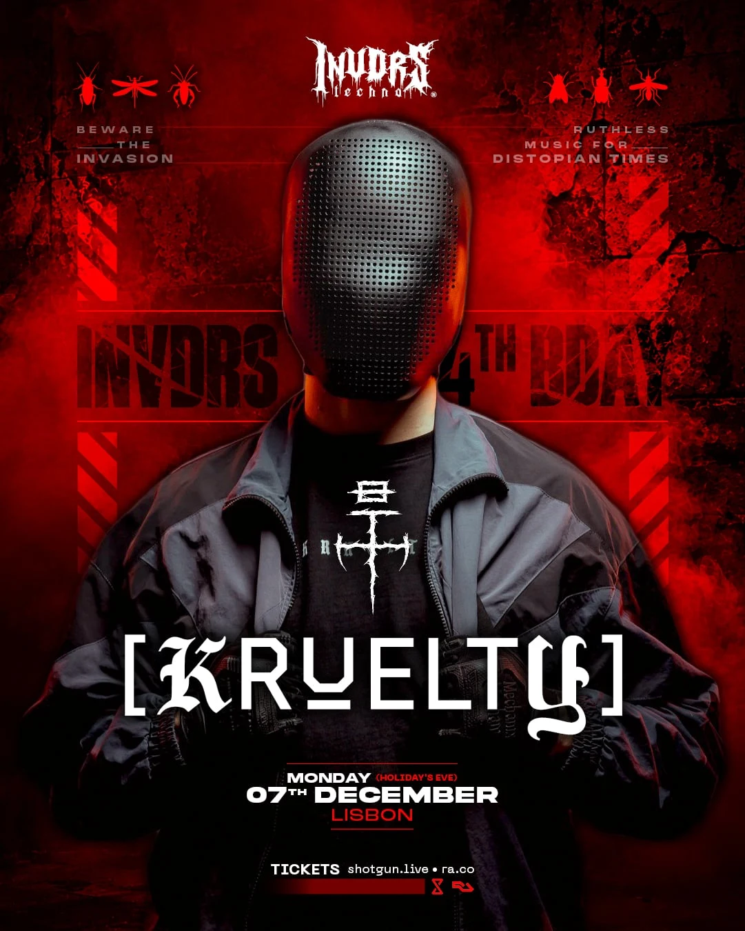 Invdrs 4th Bday With Kruelty+Dual Damage+Toxic Machinery