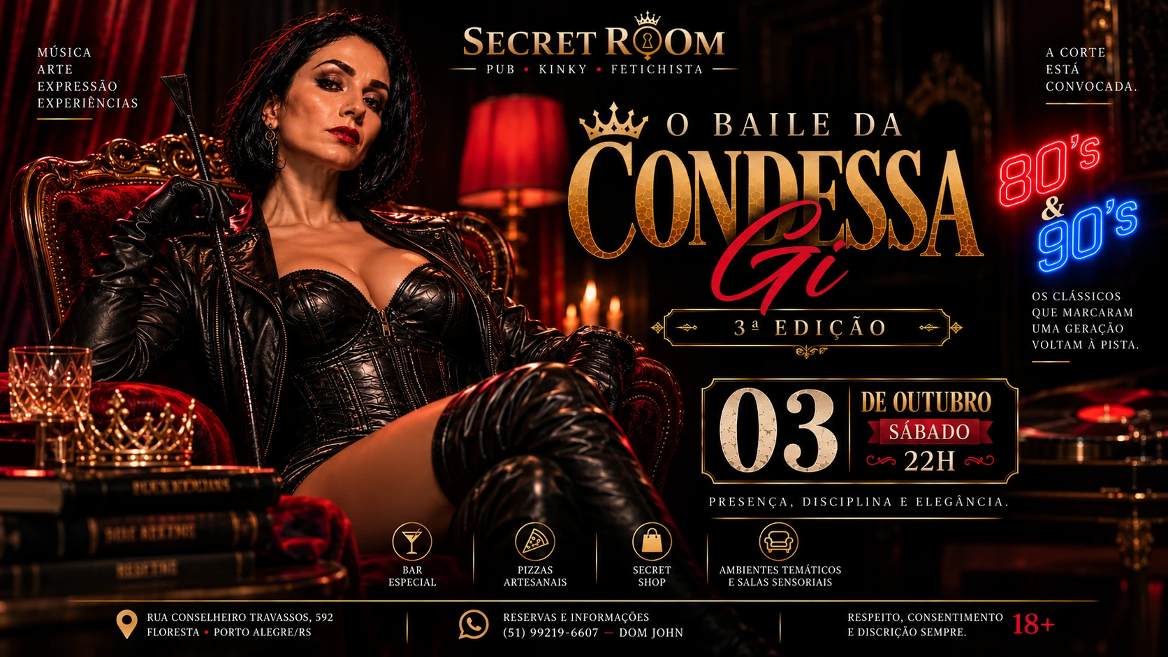 Baile Da Condessa Gi - Anos 80 & 90
