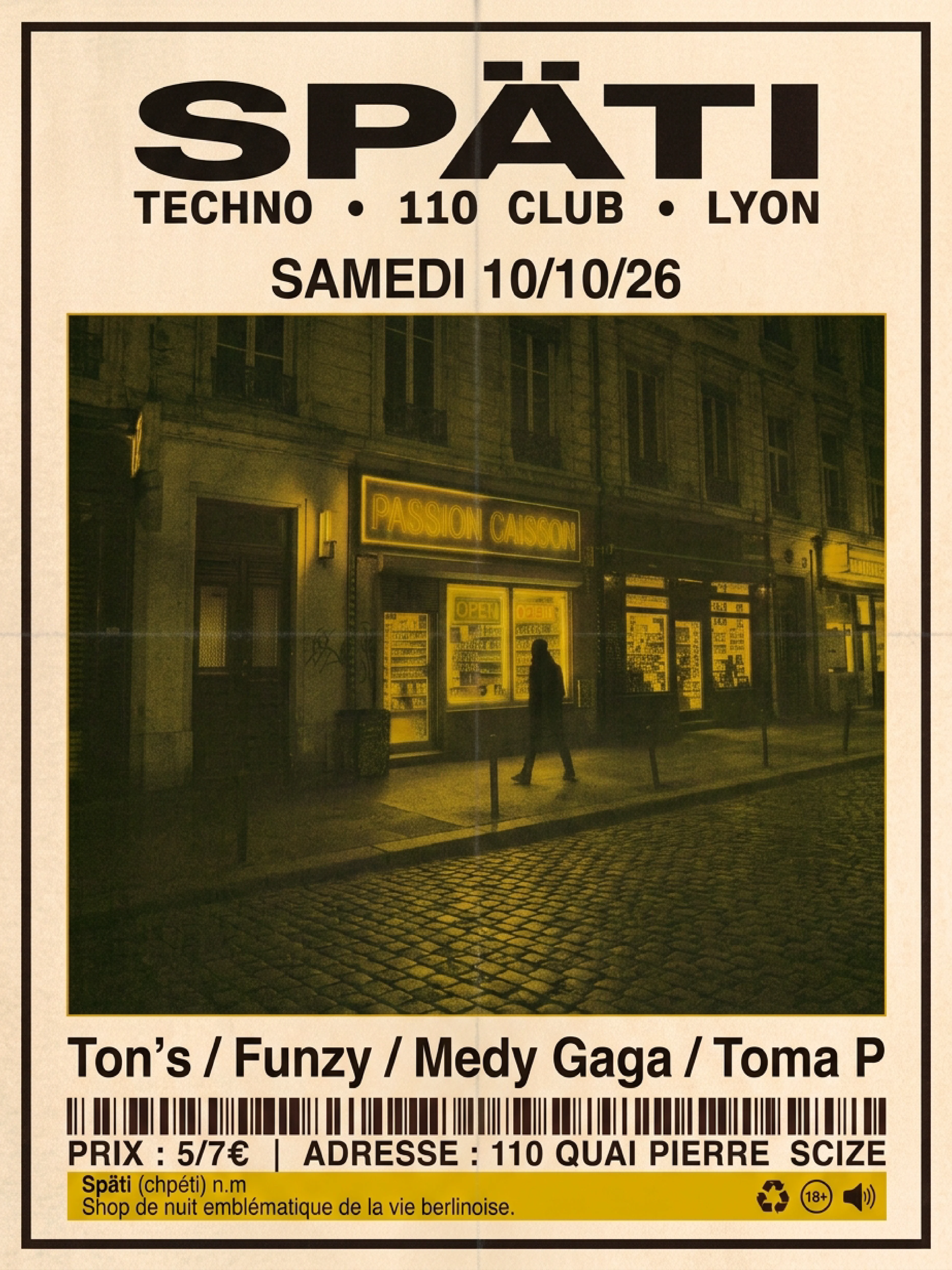 Späti #1 W/ Ton’S, Funzy, Medy Gaga & Toma P
