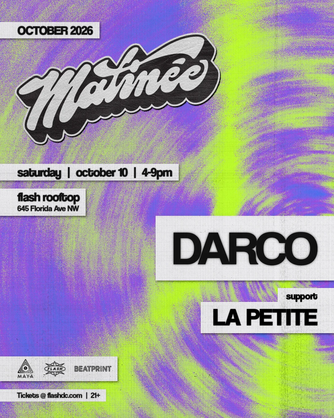 Matinée Presents: Darco