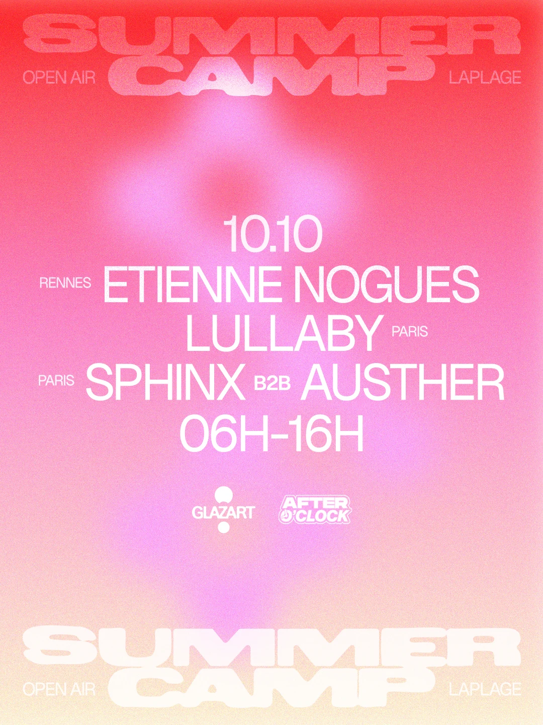 After O'clock X La Plage Open Air : Lullaby, Etienne Nogues