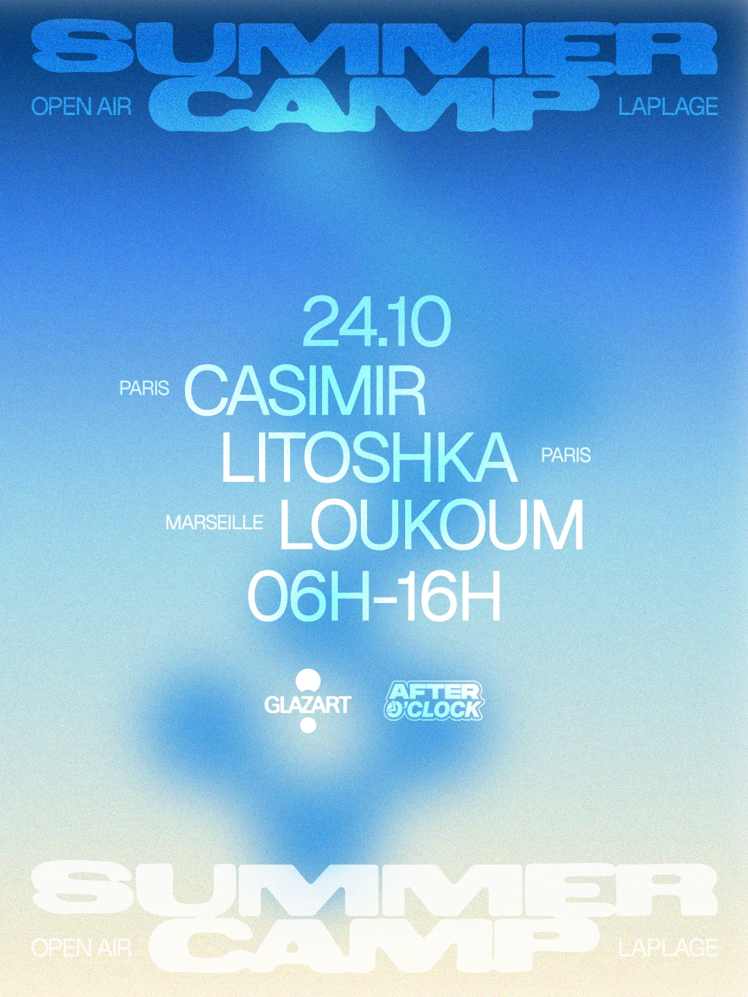 After O'clock X La Plage Open Air : Litoshka, Casimir & More