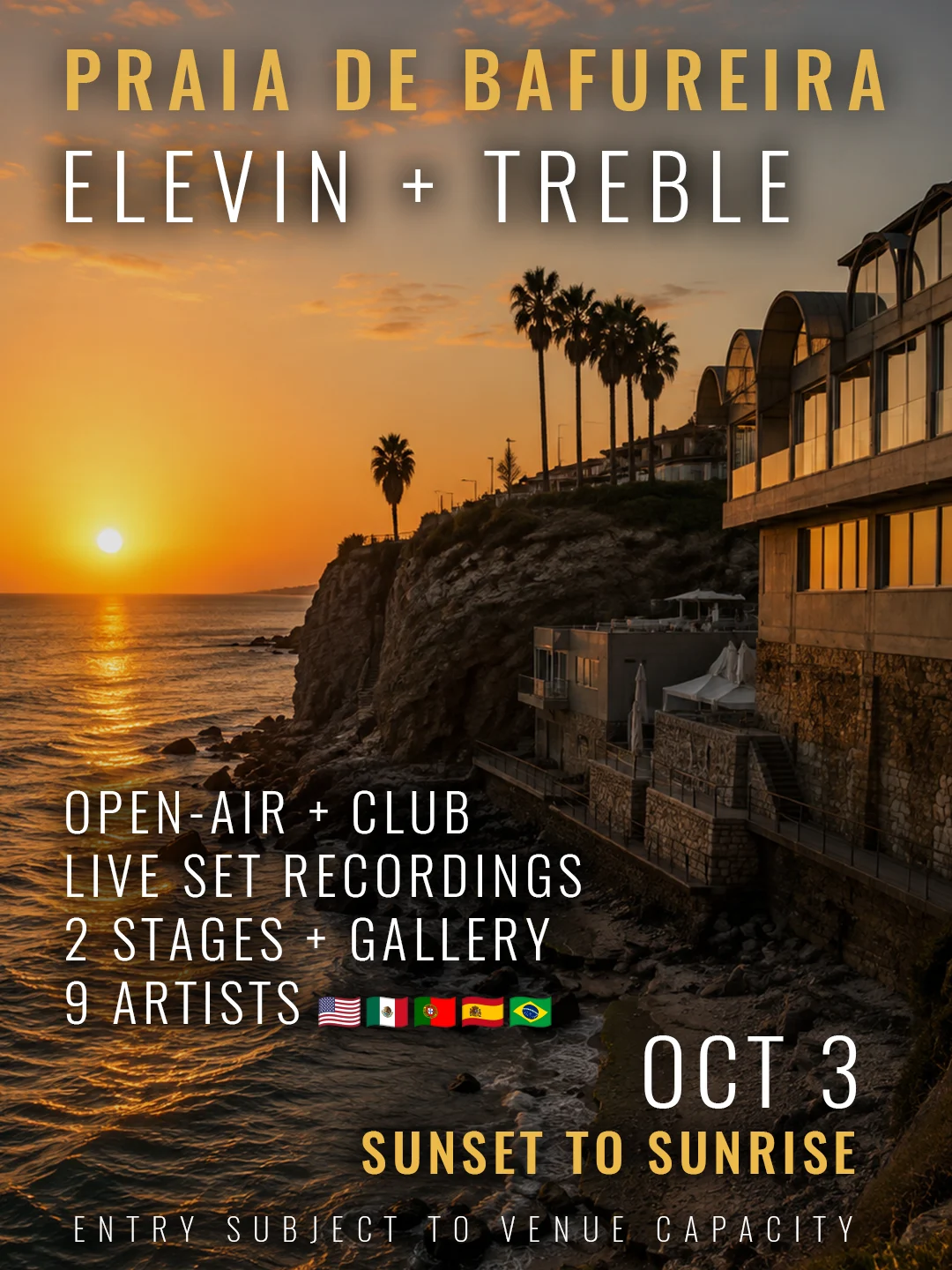 Elevin + Treble | Open-Air + Club | Sunset To Sunrise