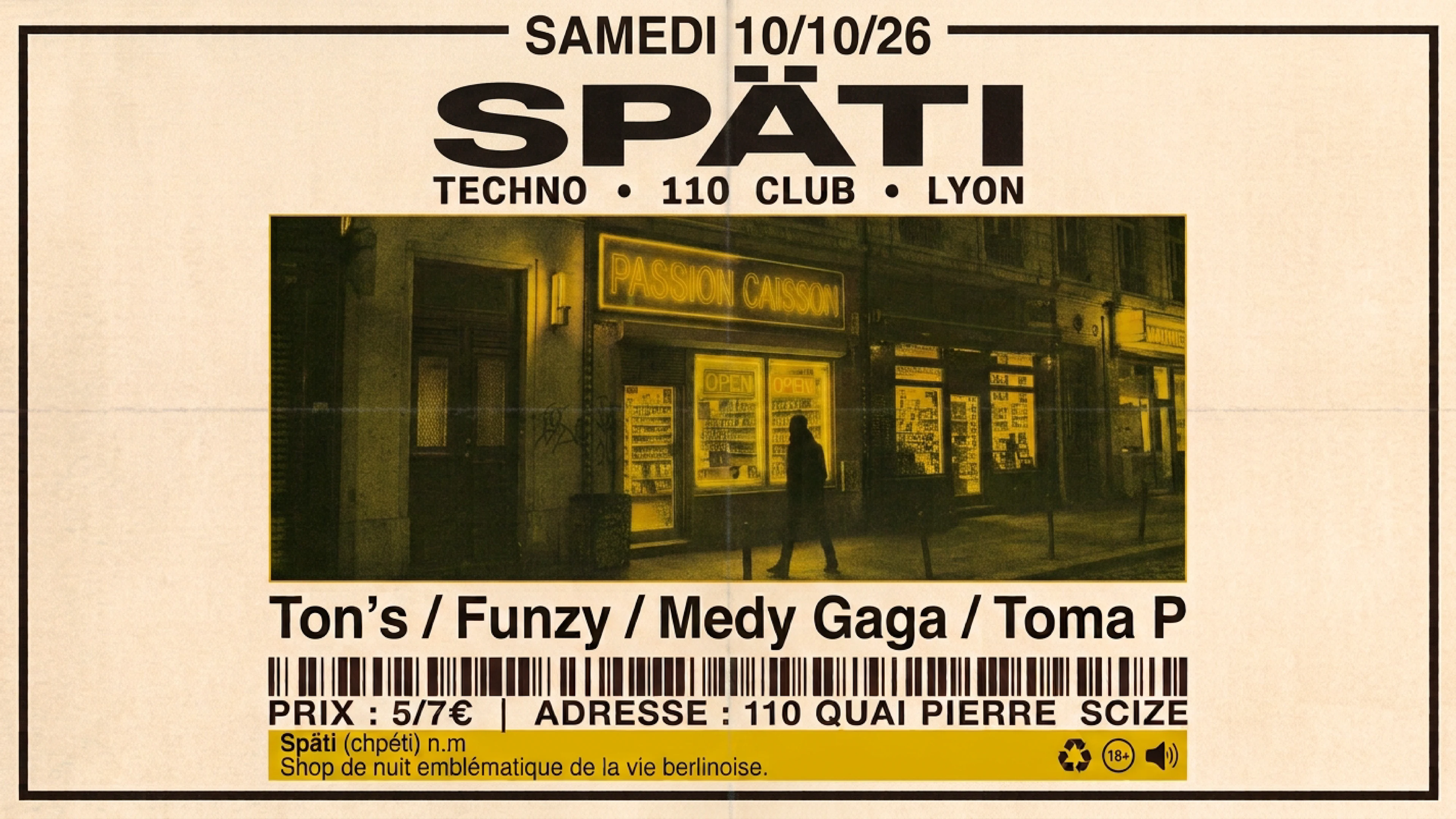 Späti #1 W/ Ton’S, Funzy, Medy Gaga & Toma P